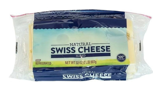 Generic Sliced Swiss Cheese, For an on-the-go snack and sandwiches, All-natural ingredients, delightful