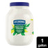 HELLMANN'S 1 128 oz, Pack 1 Heavy Duty Vegan Mayonnaise Jar, Creamy Plant Based Mayo, Condiment for Salads