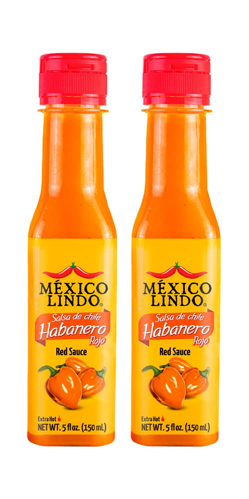 Mexico Lindo Red Habanero Hot Sauce | Real Red Habanero Chili Pepper