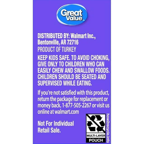 Great Value 45 Oz. (Pack 2) Tangy Fruit Smiles