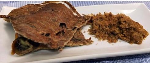 border merchant 16 oz Machacado Carne Seca De Res Beef Machaca Shredded Jerky