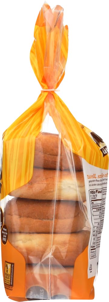 4 (Pack 3) 14oz Udis Gluten Free Plain Bagel Ct of Each