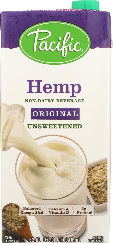 Pacific Natural Foods All Natural Hemp Non-Dairy Beverage Unsweetened Original -- 32