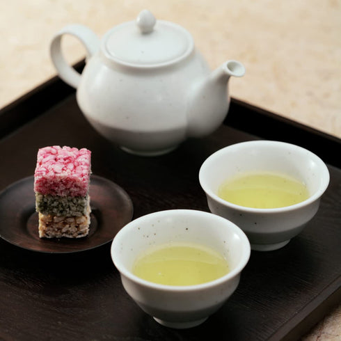 150 Surasang Green Tea with Roasted Brown Rice Tea, Toasty and Fragrant, Korean Herb Tea, Teabags