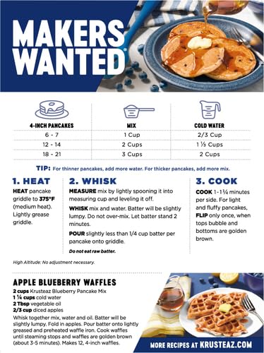 25.2 Oz (Pack 1) Krusteaz Complete Blueberry Pancake Mix