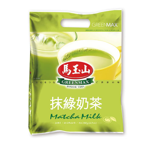 GREENMAX SINCE 1961 GREENMAX Matcha Milk Powder Drink Mix Instant Green Tea Latte, Sweet Creamy