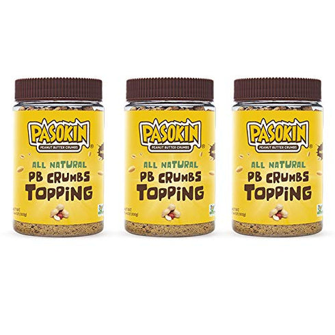 PASOKIN | Peanut Butter Crumbs | Gluten Free, Vegan, All Natural Peanut