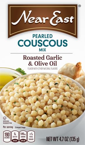 Near East Pearled Couscous with Roasted Garlic & Olive Oil, 4.7 Oz