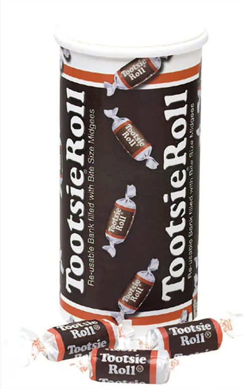 Tootsie Roll Bank, 4oz, Pack of 2