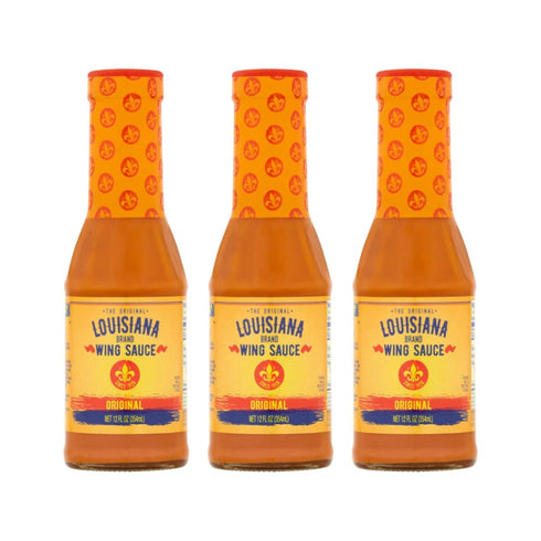 Louisiana Brand The Original Wing Sauce, Added Hot & Spicy Flavor for Wings,