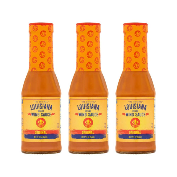 Louisiana Brand The Original Wing Sauce, Added Hot & Spicy Flavor for Wings,