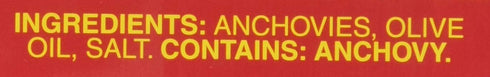 14 oz Roland Wild Caught Flat Fillets of Anchovies in Olive Oil