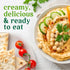 Generic Hummus, 8 oz, Pack 2 Roasted Red Pepper Creamy Chickpea Dip, Savory Spread