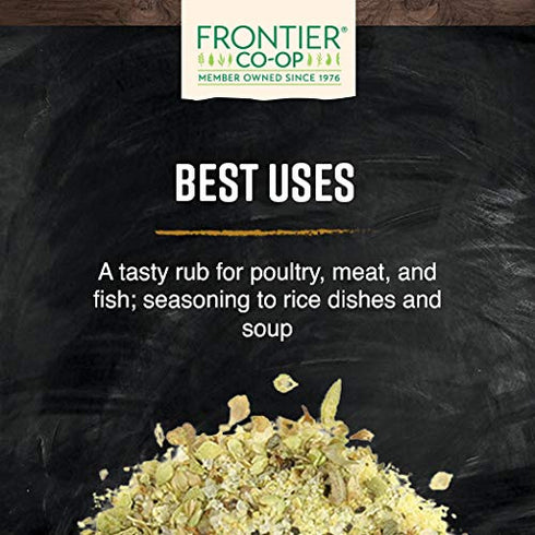 Frontier Co-op Adobo Seasoning, Certified Organic, Kosher - 1 lb Bulk Bag