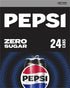 12oz (24 Pack) Pepsi Zero Sugar Cola Soda Pop, Cans