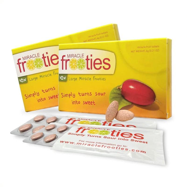 Miracle Frooties, Large Miracle Berry Tablet, 100% Natural Grown Miracle Fruit, Turn