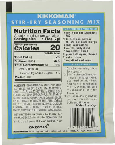 1 Oz (Pack 4) Kikkoman, Stir Fry Seasoning Mix