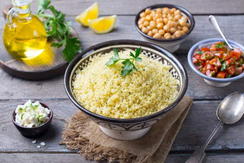 1-Kg Pack 2 Authentic Tunisian Couscous - Medium Grain Dried Couscous, from Kartago - Bag