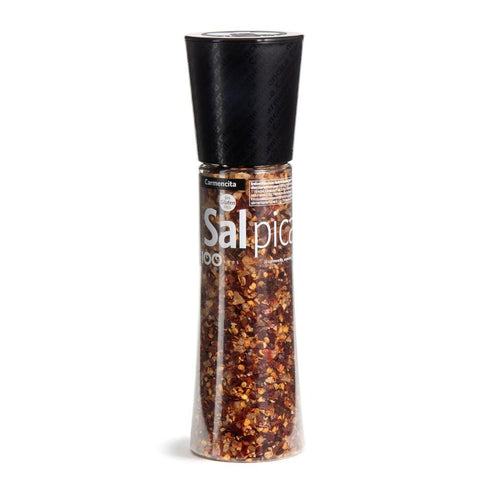 Carmencita. Mediterranean Spicy Salt with Chili and Garlic. Giant Grinder. 233g (8.22oz)