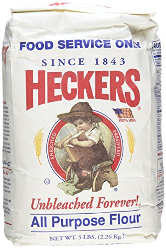 Heckers 3 Pack of Unbleached All Purpose Flour 5 lbs