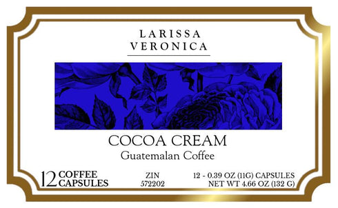 Larissa Veronica (12 572202) 3 Pack Cocoa Cream Guatemalan Coffee (Single Serve K-Cup Pods) (Gourmet, Naturally