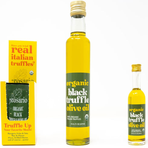 daRosario Organic Black Truffle Flavored Olive Oil, 1.76 fl. oz