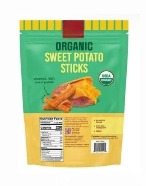 Generic 17 Oz (6 count 2 Pack) pack Snack Organic Sweet Potato Sticks each