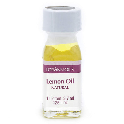 LorAnn Lemon Oil Super Strength, Natural Flavor, 1 dram (.0125 fl oz, 3.7 ml) - 2 Pack