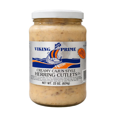 Olsen Fish Company Viking Prime Creamy Cajun Herring Cutlets, 22 oz