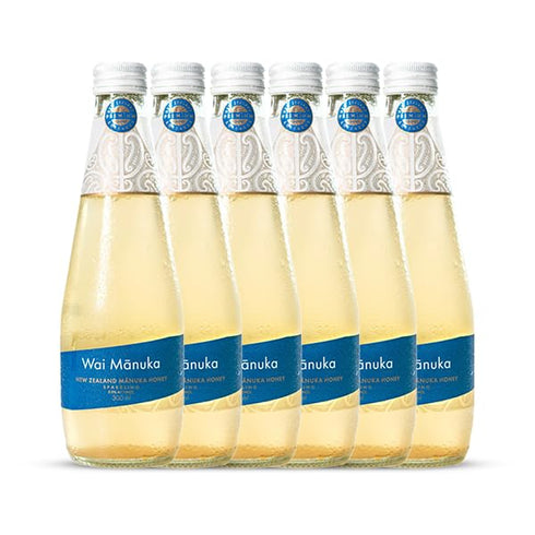 Wai Mnuka Sparkling Mnuka Honey Drink - Premium Non-Alcoholic Beverage with New