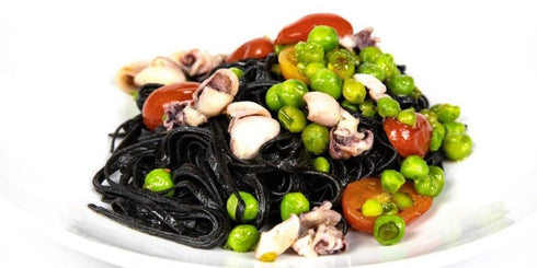 (Pack 4) 8.8 250 Linguine with Ink of Squid of - Italian Linguine Al Nero Di Seppia Pasta From the Region of Di