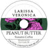 Larissa Veronica Peanut Butter Sumatra Coffee (Single Serve K-Cup Pods) (Gourmet, Naturally Flavored, Whole