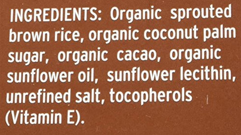 10 (Pack 6) One Degree Organic Foods Sprouted Brown Rice Cacao Crisp, Ounce