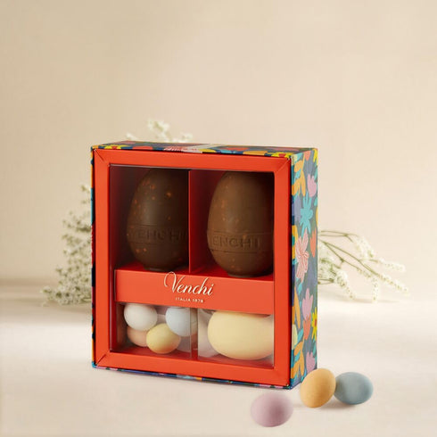 8.3oz Venchi Spring Collection Easter Selection - Milk & Dark Chocolate Eggs