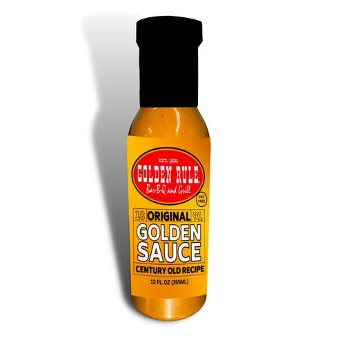 Golden Rule Golden BBQ Sauce, Tangy Gold BBQ Sauce - Gourmet Carolina Sauce with Premium Ingredients