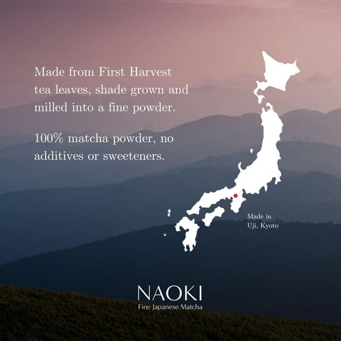 (100g 3.5oz) Naoki Matcha Superior Ceremonial Blend Authentic Japanese First Harvest Ceremonial Grade Matcha Green Tea