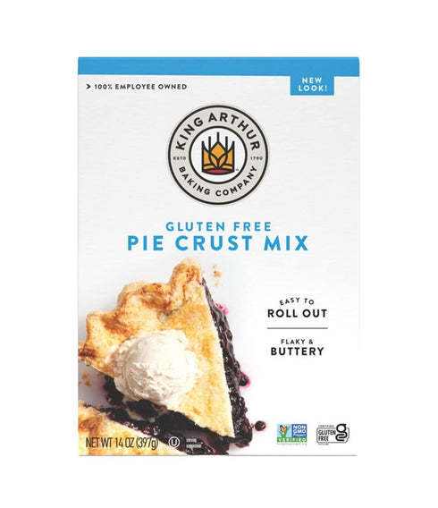 King Arthur Gluten-Free Pie Crust Mix, Packaging May Vary, 14 Ounces (Pack