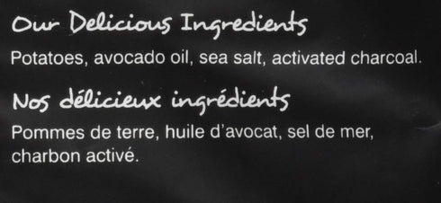 Hardbite 128 Black Sea Salt Avocado Oil Potato Chips, GR