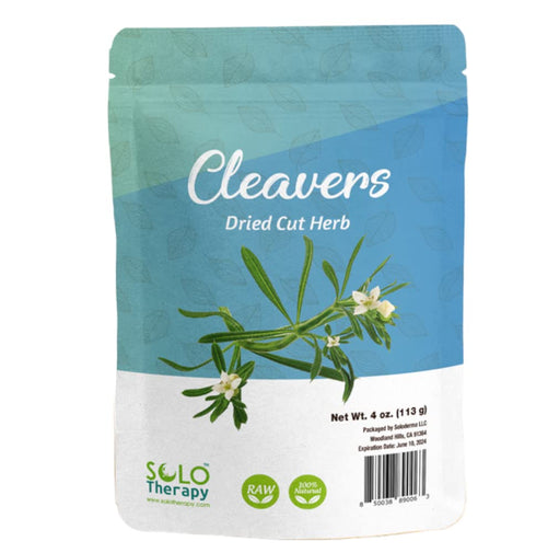 Cleavers Herb 4 oz. Dried Cut Herb, Galium Aparine Tea, Resealable Bag, Product From Bulgaria