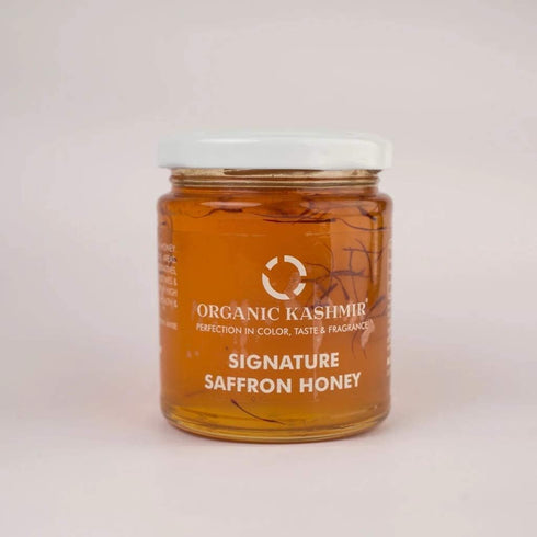 Generic 250 Organic Kashmir Signature Saffron Honey Organic Saffron Thread Honey Kesar Honey Gram
