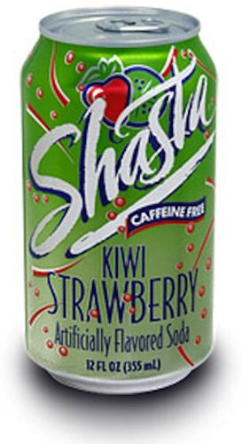 Shasta Kiwi Strawberry, 12-Ounces (Pack Of 24)