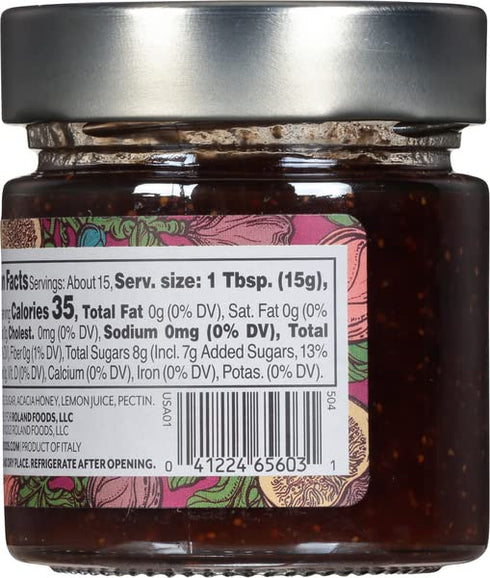 8.1 Pack 1 Roland Foods Fig Jam, Specialty Imported Food, Ounce Jar
