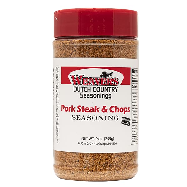 Weavers Dutch Country Seasonings LLC Weavers Dutch Country Seasonings 9 oz. Pork Steak and Chops