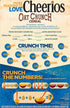 18.2 oz (Pack 4) Cheerios Oat Crunch Almond Breakfast Cereal, Made with Whole Grain, Large Size