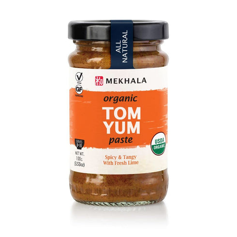 Mekhala Organic Thai Tom Yum Cooking Paste, Vegan & Gluten-Free