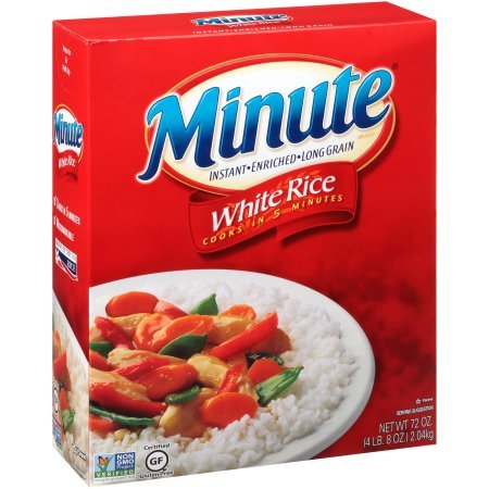 Minute Rice Minute Instant Enriched Long Grain White Rice, 72oz (3 Pack)