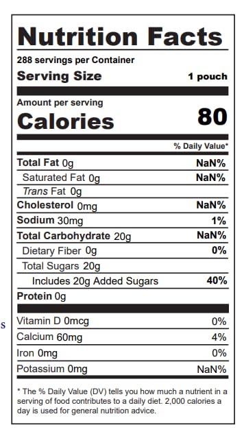 48 Packets, 0.74 oz. Prompt Prep Spiced Apple Cider Instant Drink Mix - Spiced Apple Cider Instant Drink Mix Portion
