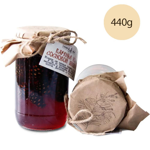 440g/15.5oz Pine Cone Jam with Baby Pine Cones Imported Siberian Delicacy