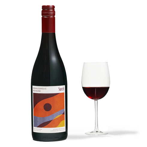 Surely Non Alcoholic Wine, Red Blend, Alcohol-Removed Red Wine, 5g Sugar, 30