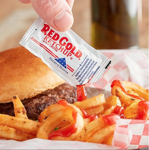 100 Count Pack Total - Variety Single Serve Pouches of Each: Ketchup, Mustard, BBQ, and Mayo - Great for Picnics